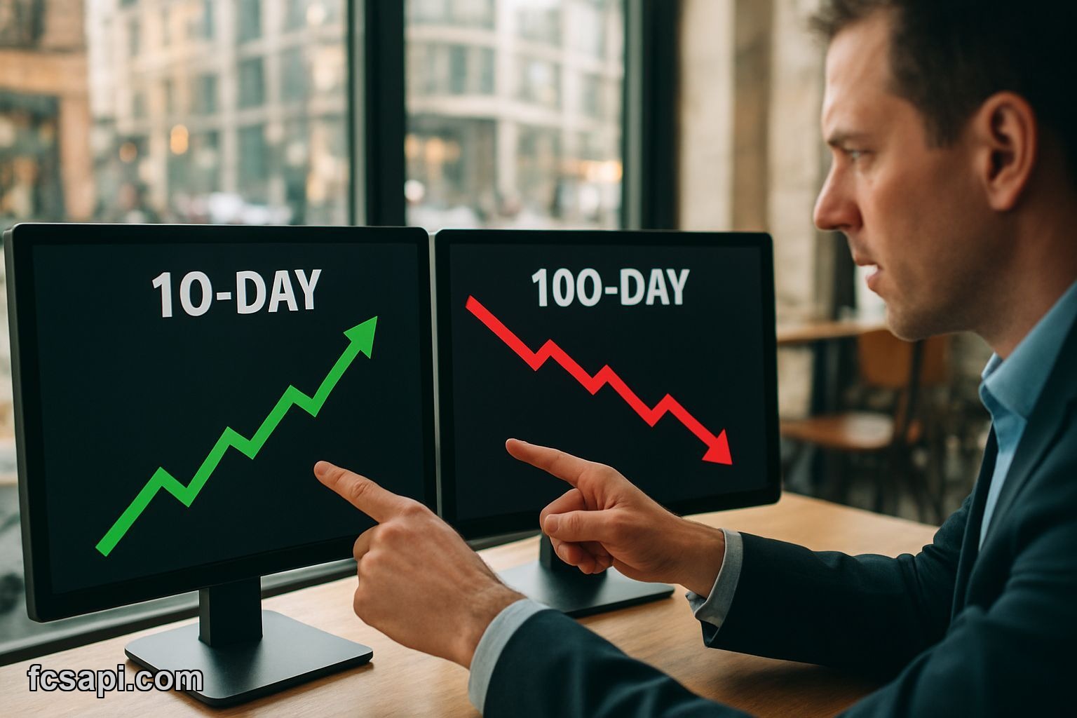 Conflicting buy and sell signals on Amazon.com, Inc. charts