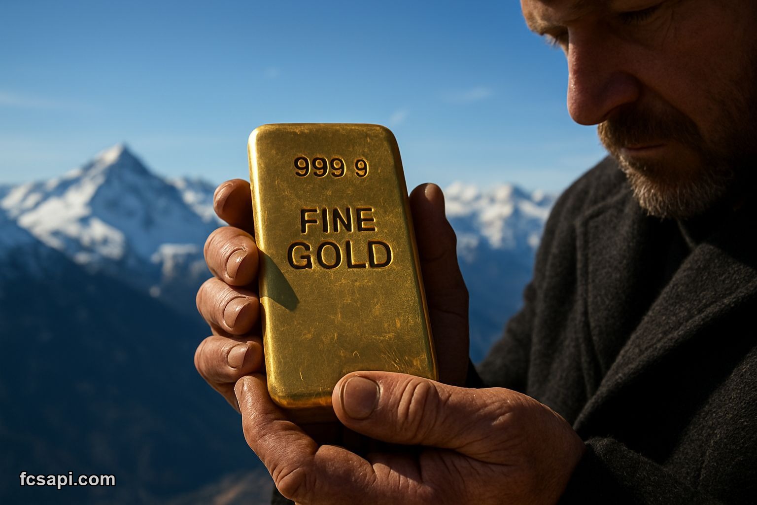 GOLD / U.S. DOLLAR price forecast analysis with gold bar