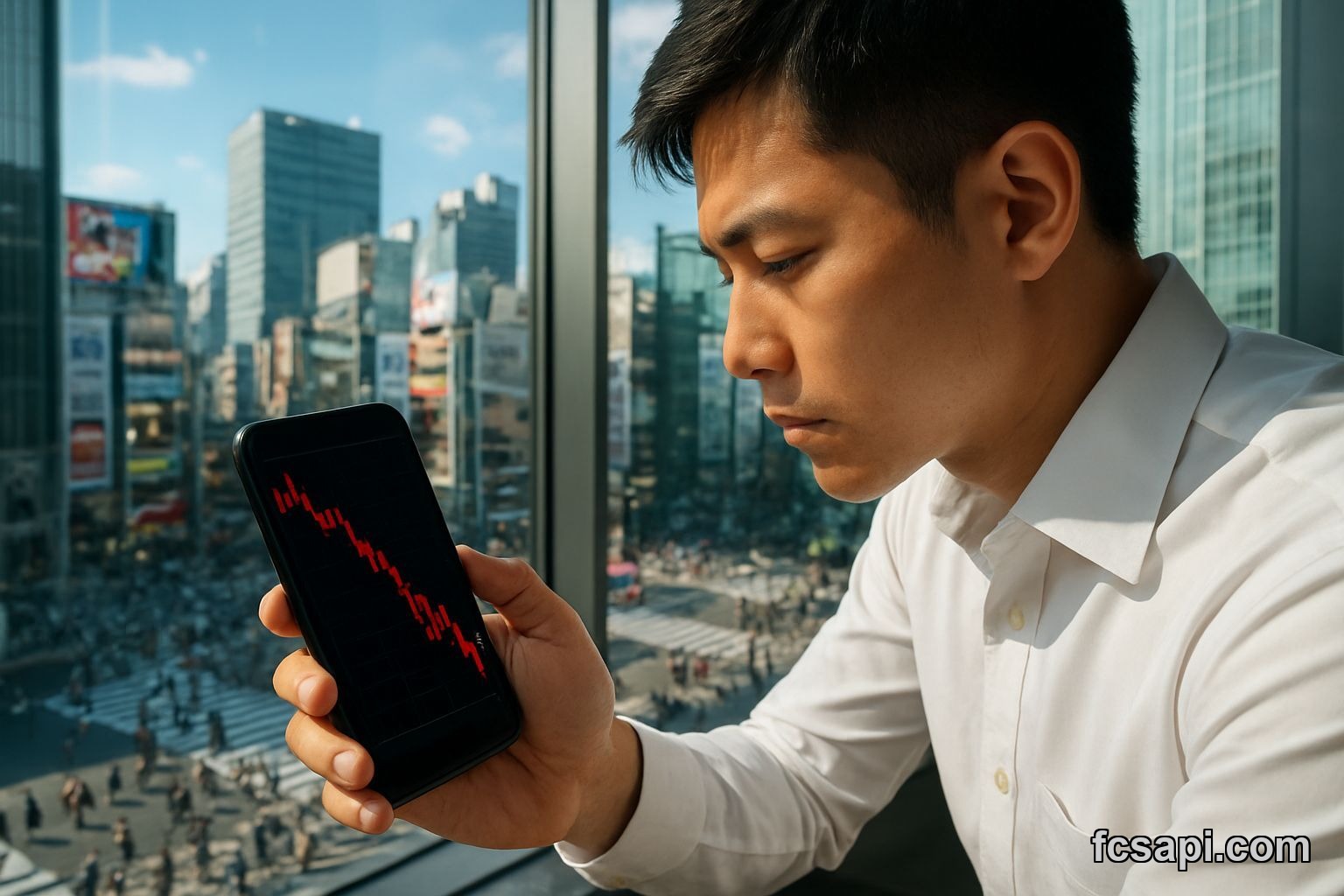 Trader analyzing Japanese yen carry trade collapse chart February 2026