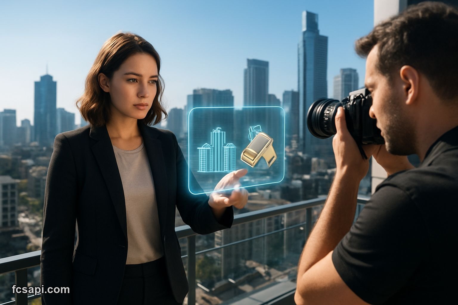 Woman examining RWA tokenization signals and prices on a holographic screen.