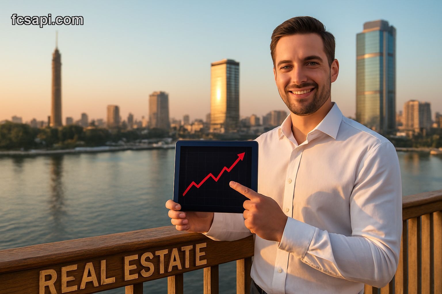 Utopia Real Estate Investment SAE stock forecast analysis with Cairo skyline