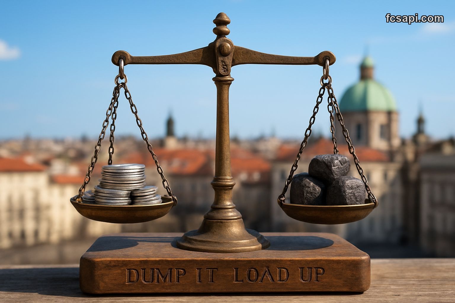 Wienerberger AG stock chart showing conflicting technical signals in Prague