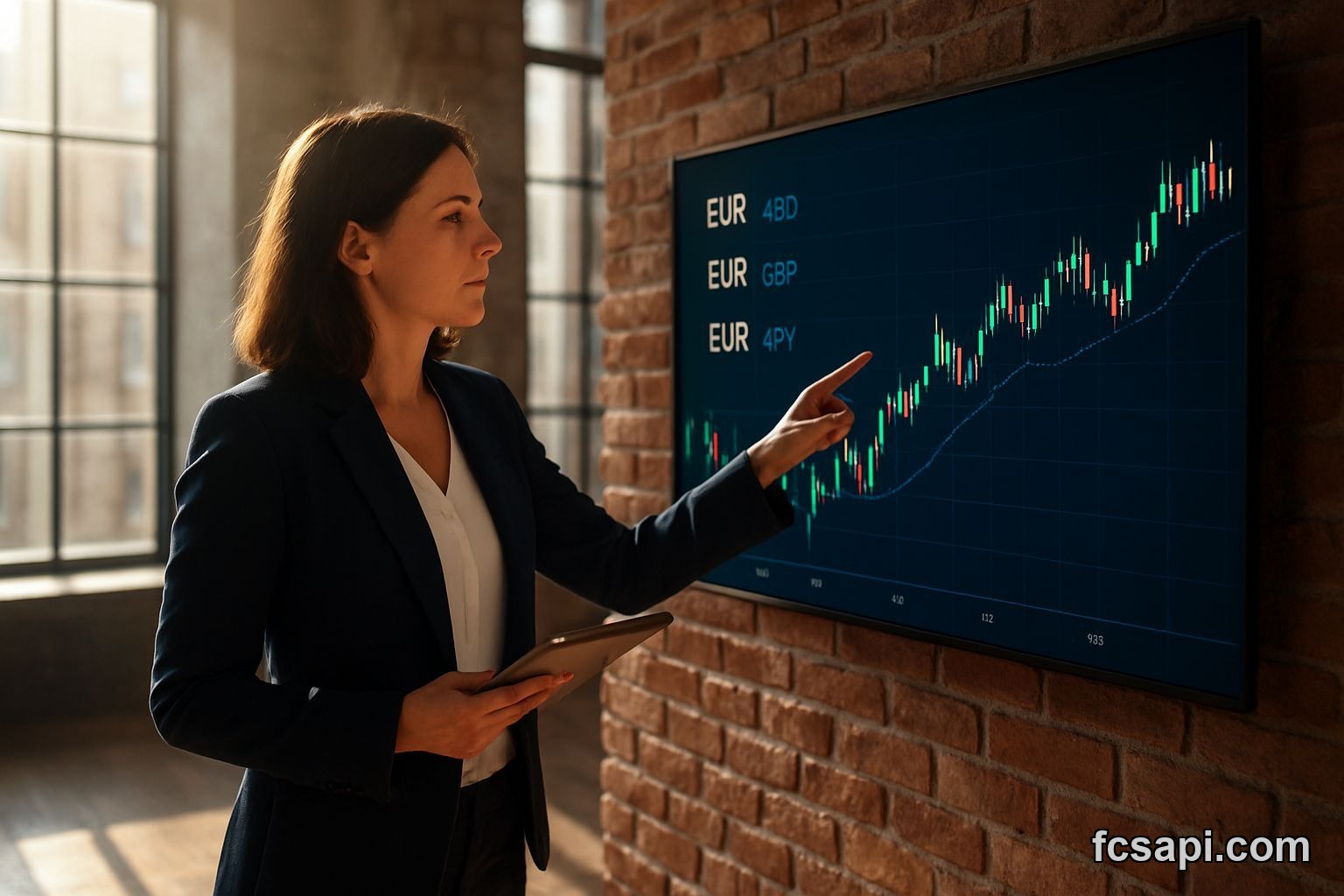 Trader analyzing digital euro forex pairs EUR/USD price action March 2026