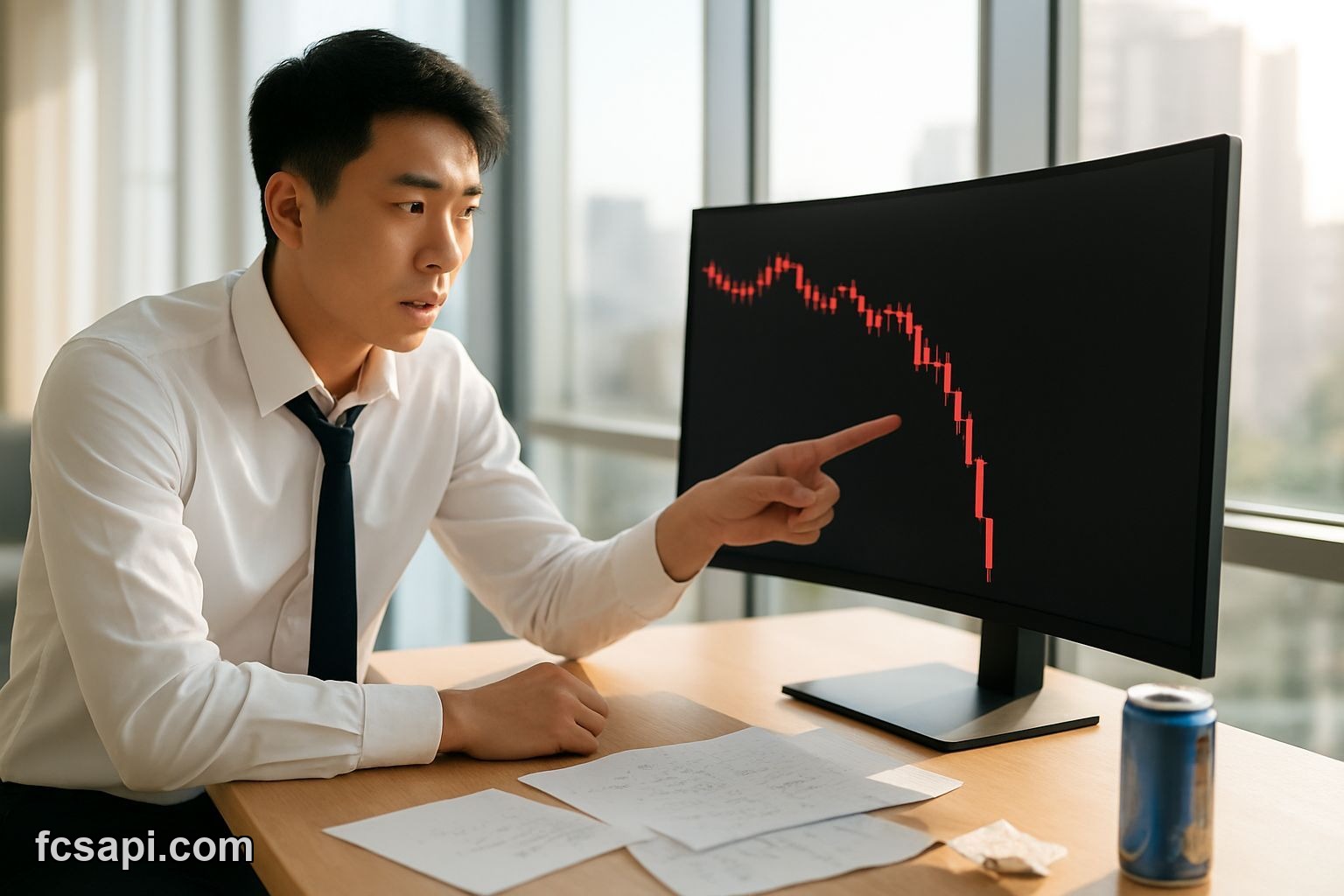 Trader pointing at yen currency chart after Japan rate hike 2026