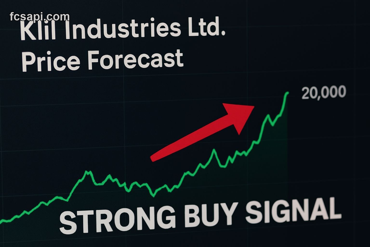 Klil Industries Ltd. stock chart close-up