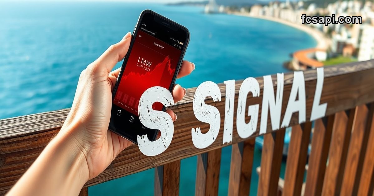 LMW Limited stock chart showing Strong Sell signal analysis