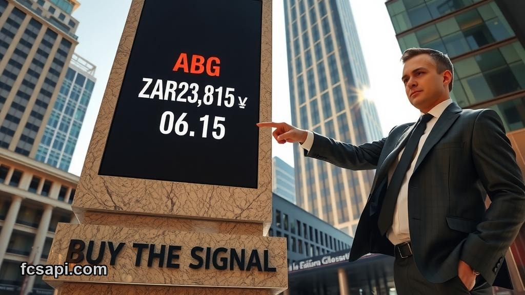 Analyst points to Absa Group stock price forecast on city display