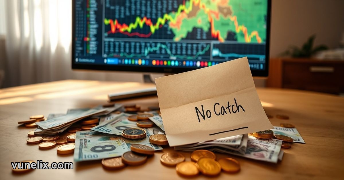 Woman using free AI stock analysis tool with live heatmap display