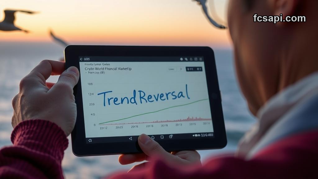 Person holding tablet with Crypto World Liberty Financial Portfolio Market Cap, $ chart