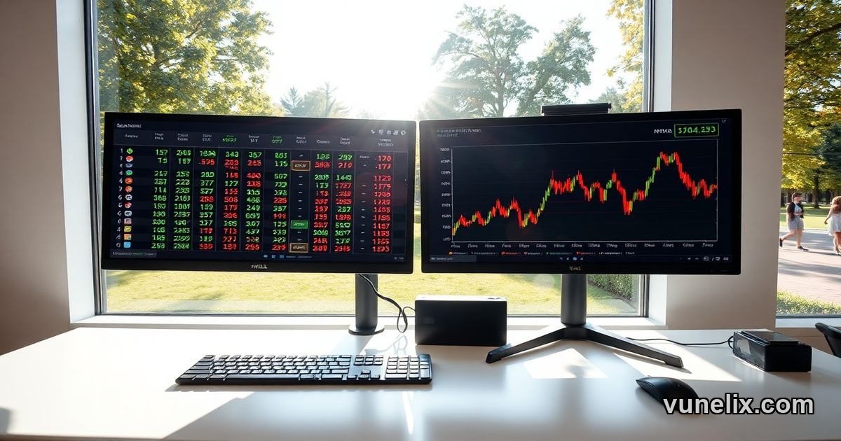 Stock screener interface filtering thousands of stocks with NVIDIA data