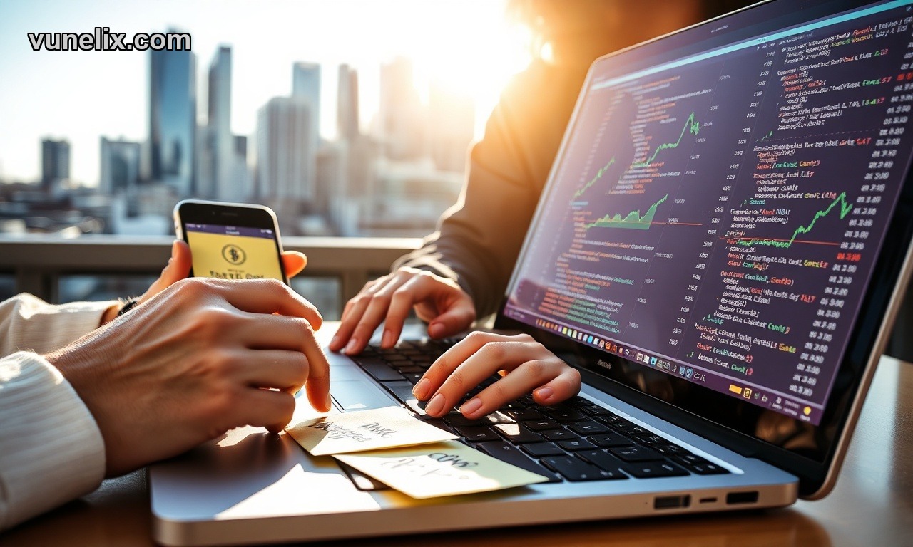 Developer coding crypto gainers API integration tutorial with live data